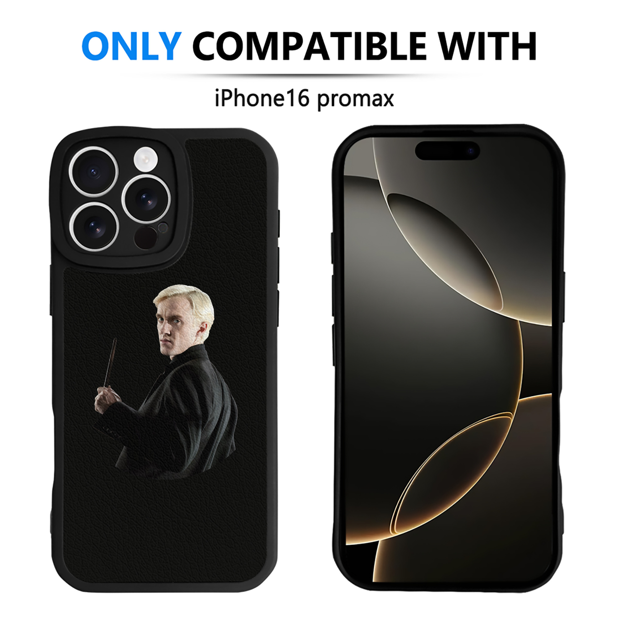 （画像用） Harry Potter ハリー・ポッターシリーズ 【iPhone 16シリーズ対応】シリコンスマホケース（レザー調） 材質：シリコン
